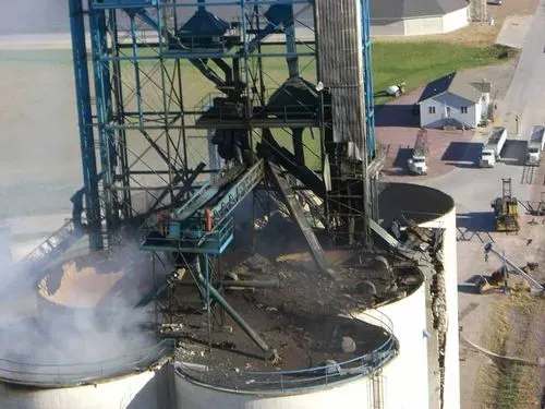 aerial view of elevator