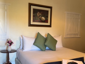 family cottages bedroom with bed