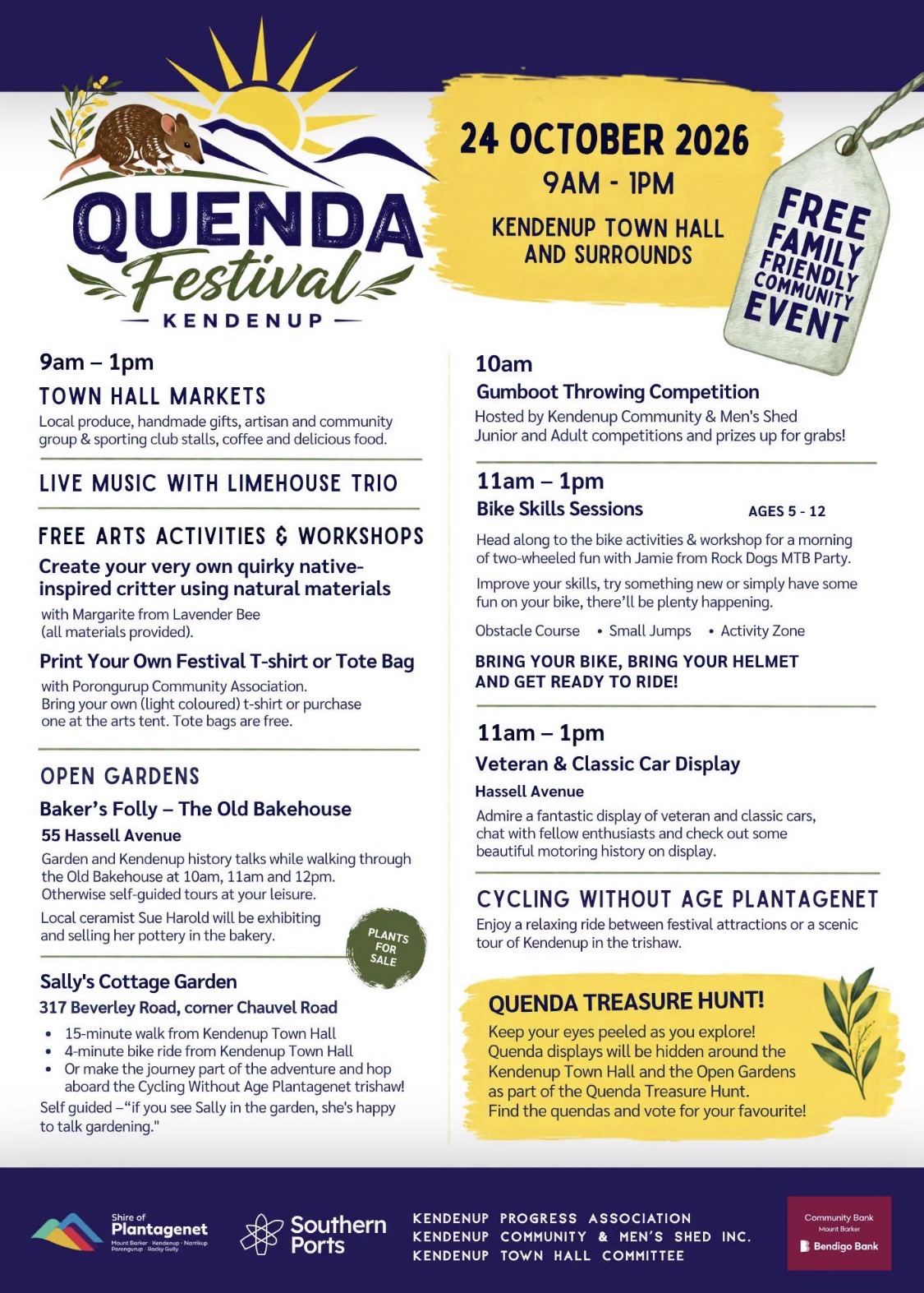 Quenda Festival 2026 full program