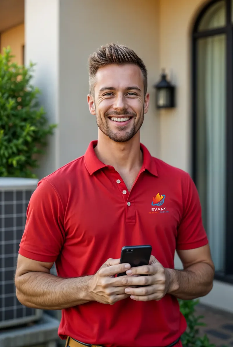 HVAC team member in the field