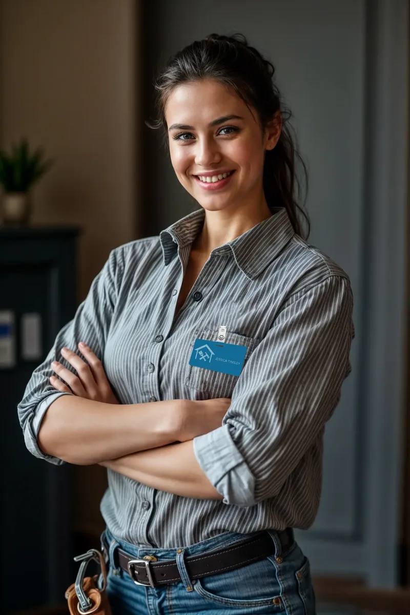 Home Improvement Business team member in the field