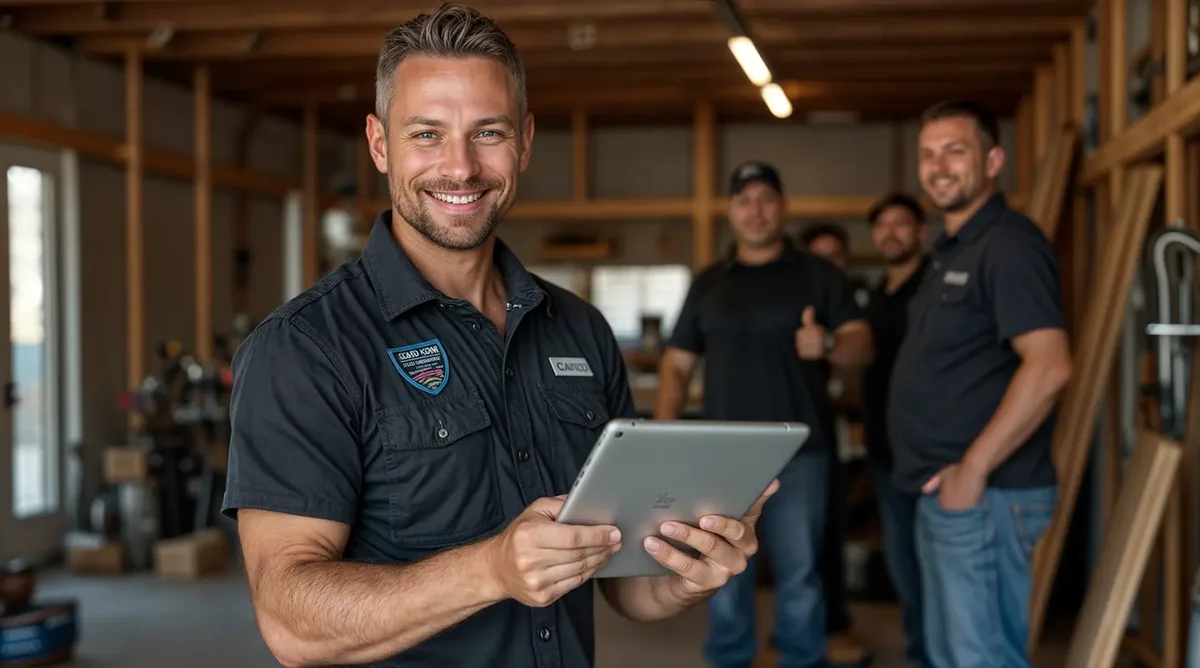 Construction scheduling software for crews running service calls and multi-day projects. Dispatch, track job costs, and sync billing with QuickBooks.