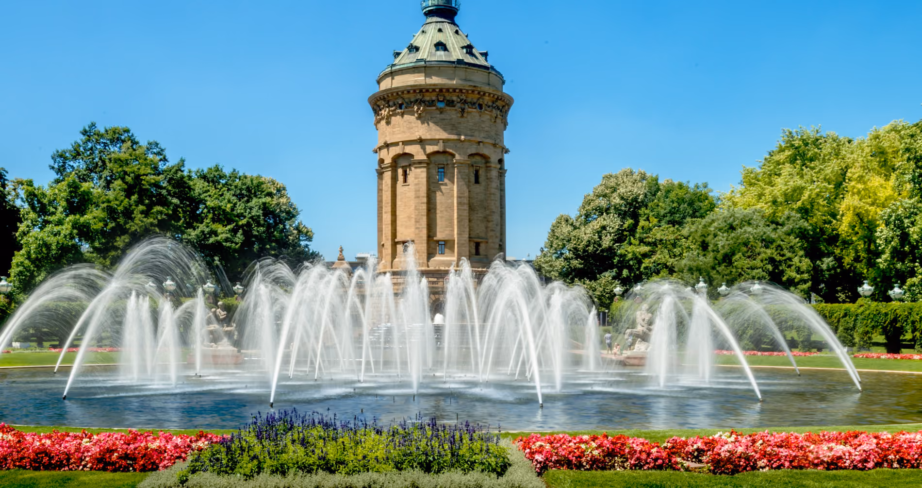Wasserturm Mannheim als regionales Motiv für professionelle Webdesign-Lösungen in Mannheim