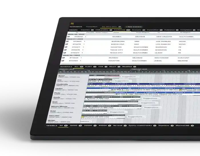 A view of the Seaber software interface
