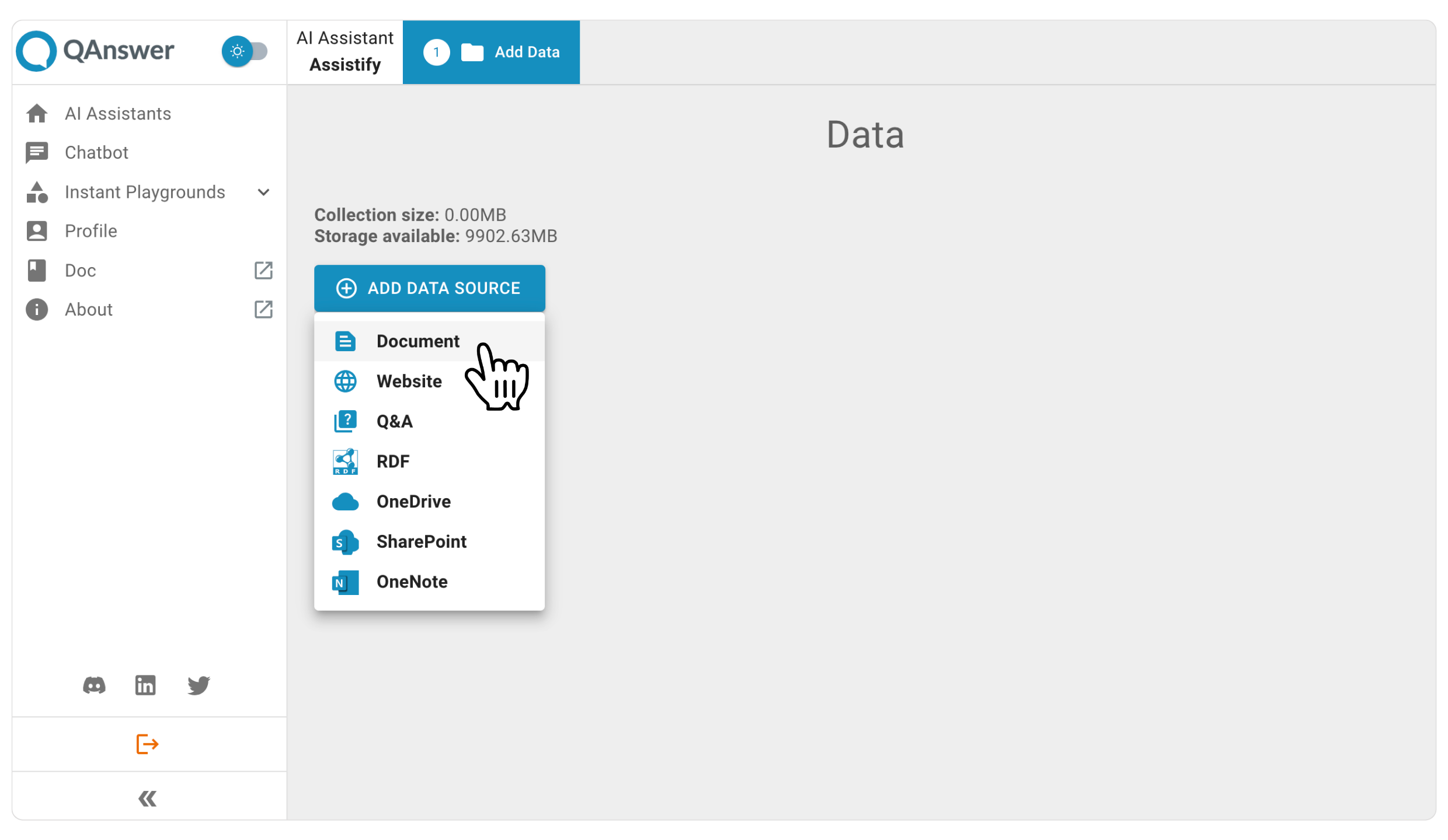 Add your MediaWiki Data Sources