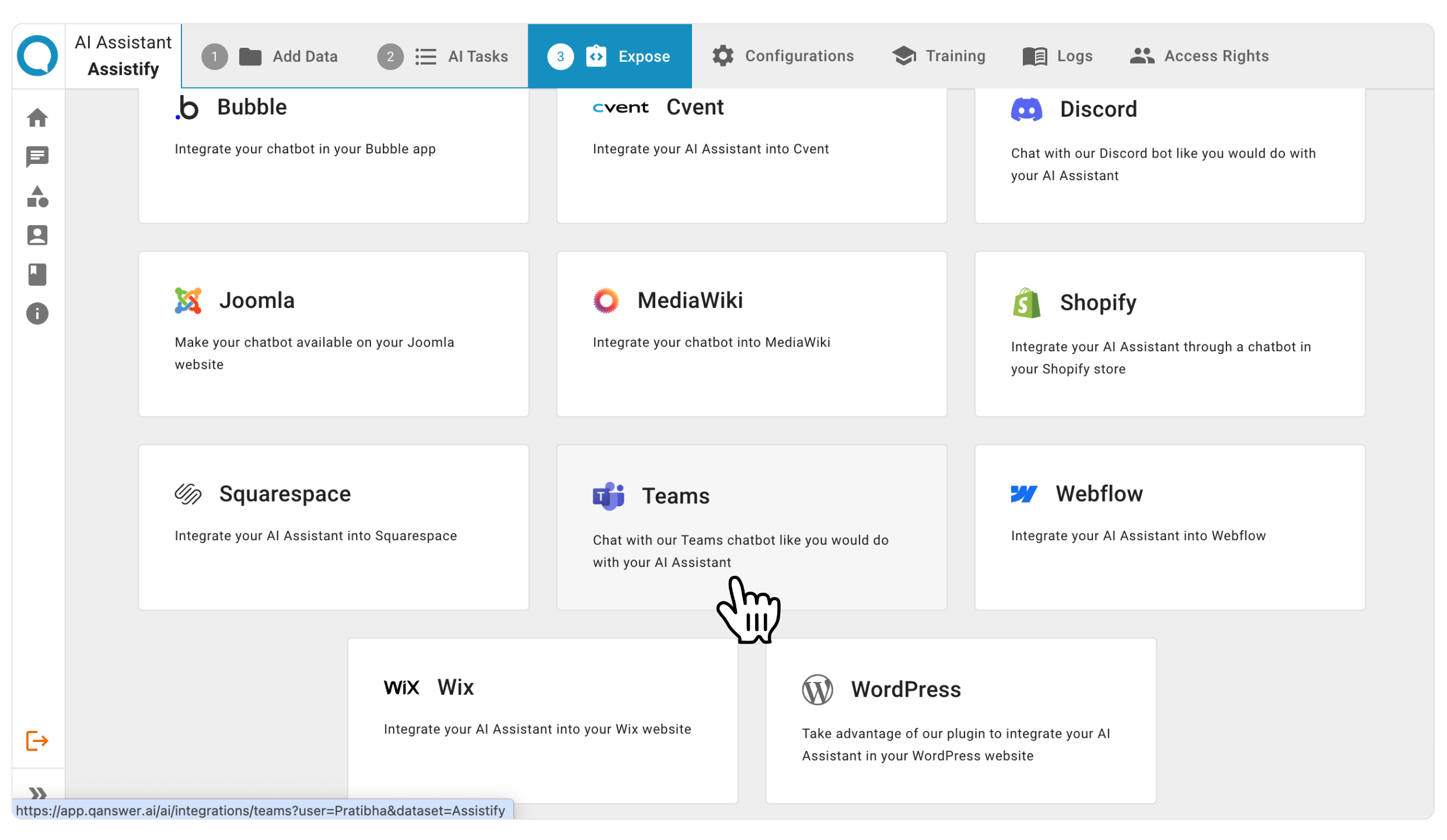 Select Teams Integration