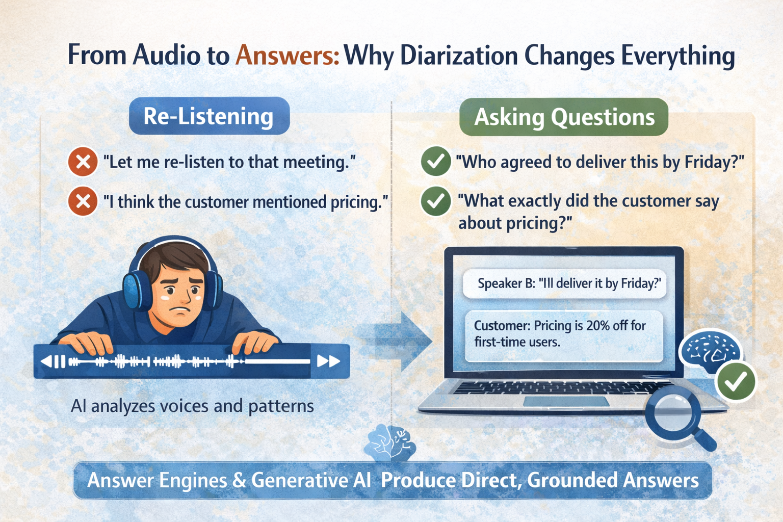 why diarization changes everything