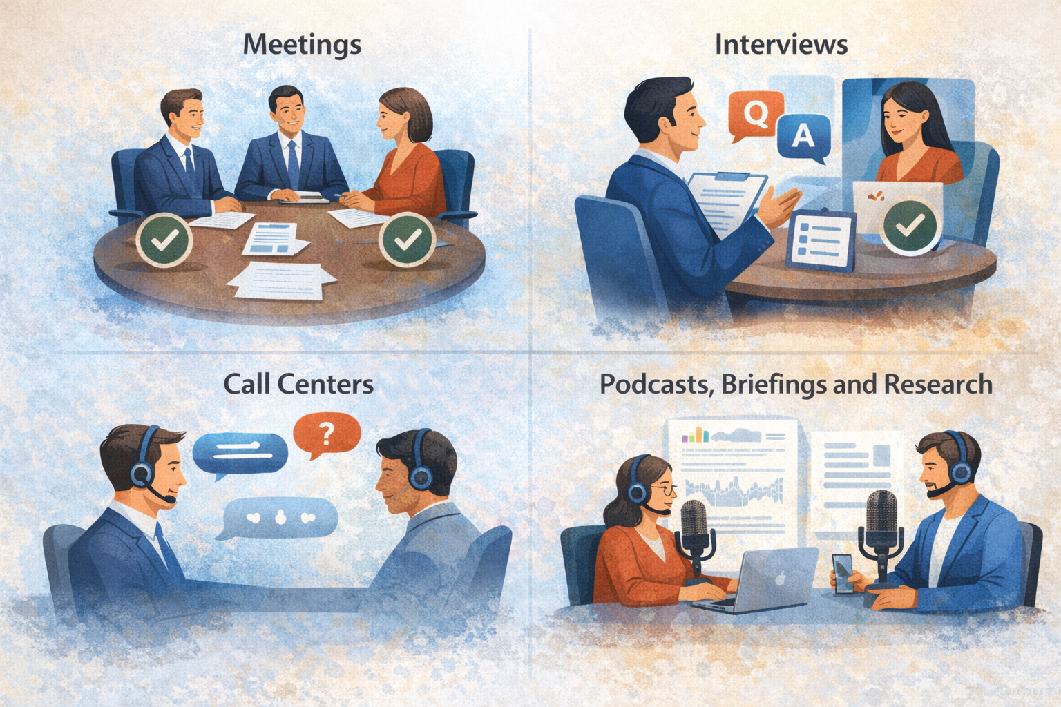 Real-world usecases of diarization