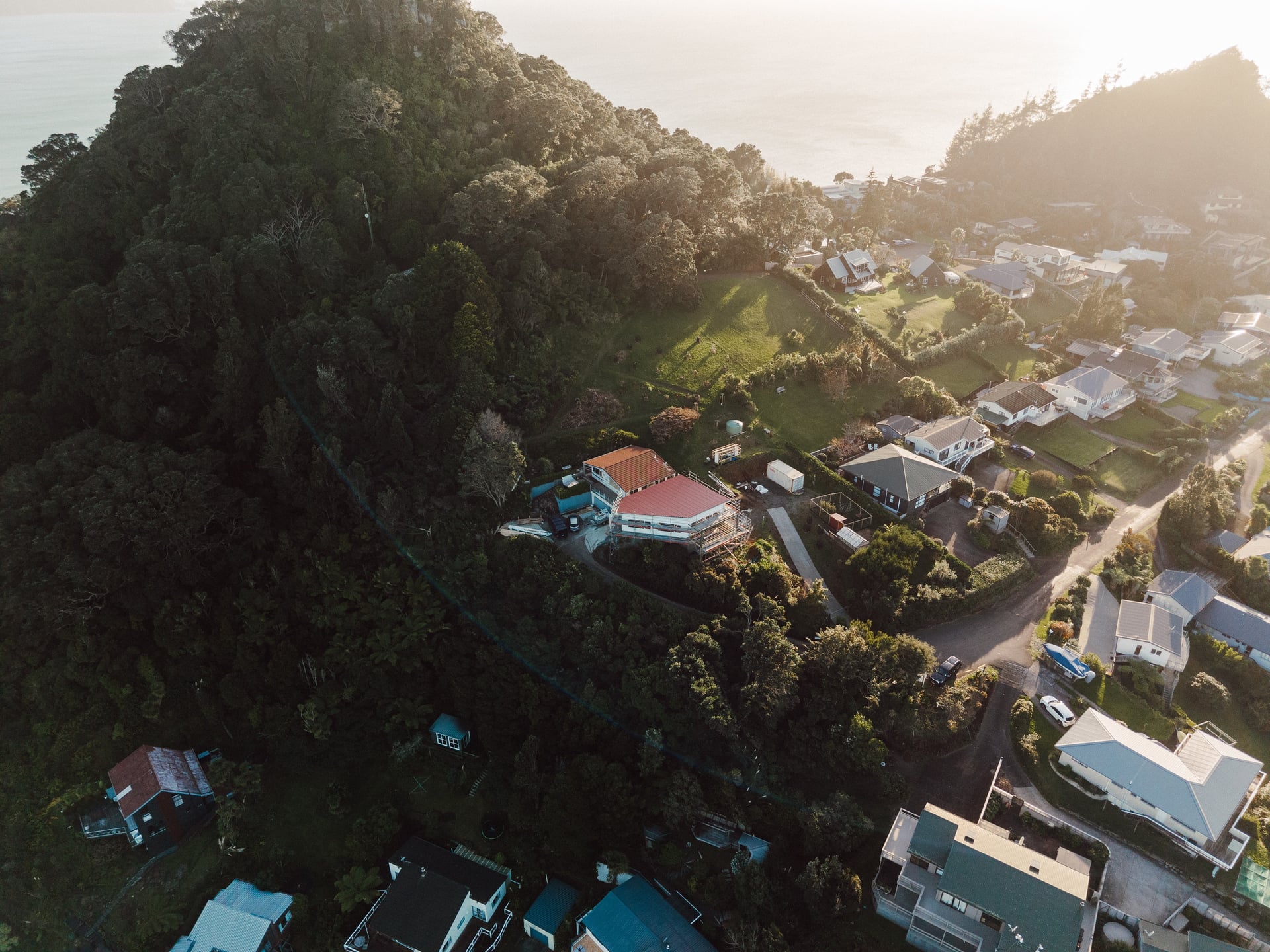 Tairua renovation in progress, Coromandel