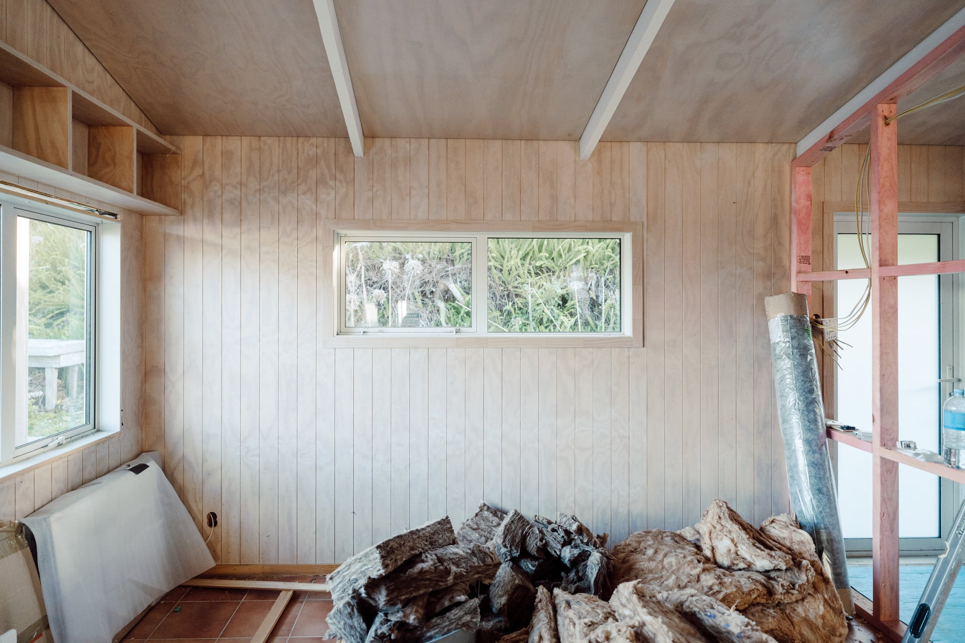 Tairua renovation in progress, Coromandel