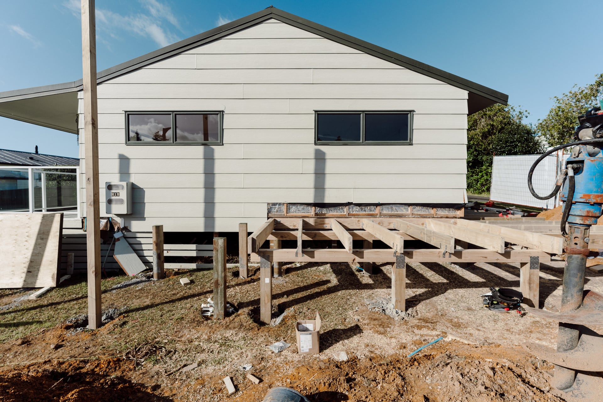 212 The Drive project in progress, Whangamatā
