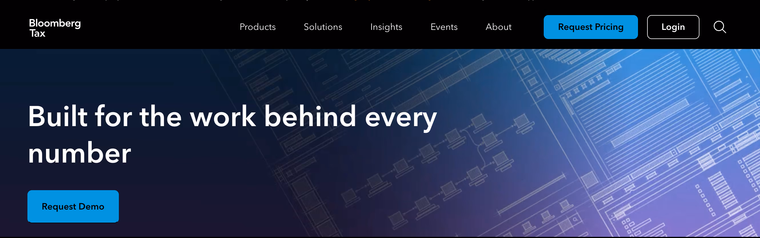 A screenshot image of the Bloomberg Tax home page, listed as an alternative to CCH Answerconnect.