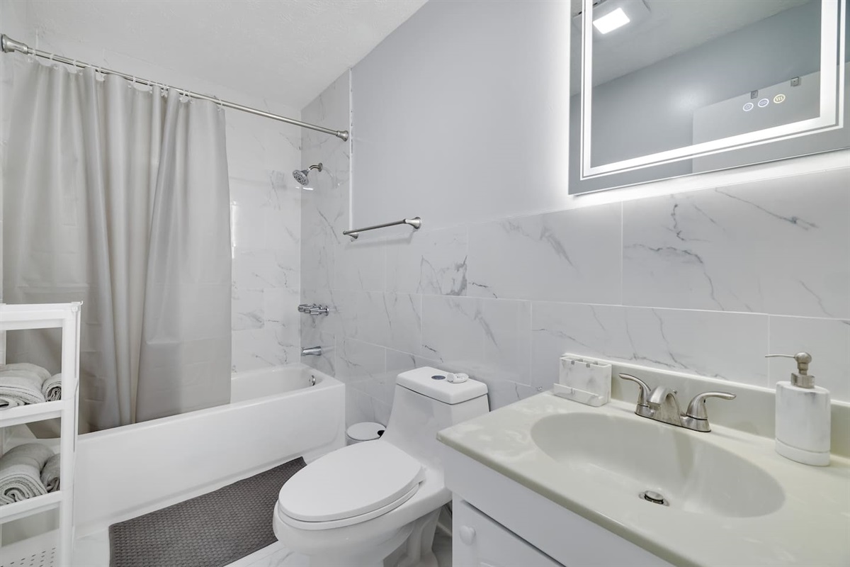 Fourth bedroom with thoughtful touches — every guest gets their own space.