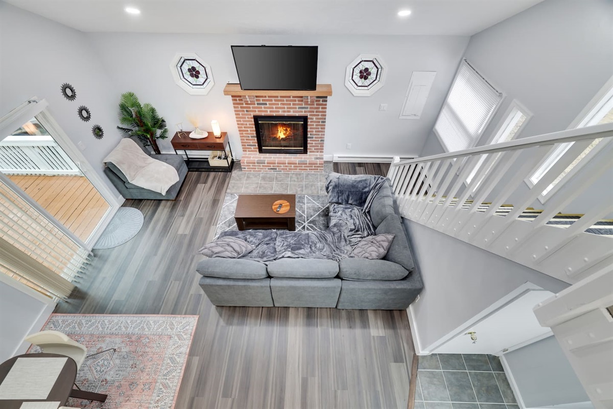 Welcome to your cozy Pocono Mountains retreat — spacious 4BR house with lake access and a private fire pit.