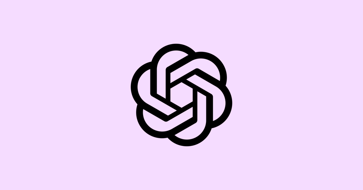 Logo OpenAI sur fond clair, illustrant l'article sur l'enquête Project Lily et la relecture humaine de conversations ChatGPT.