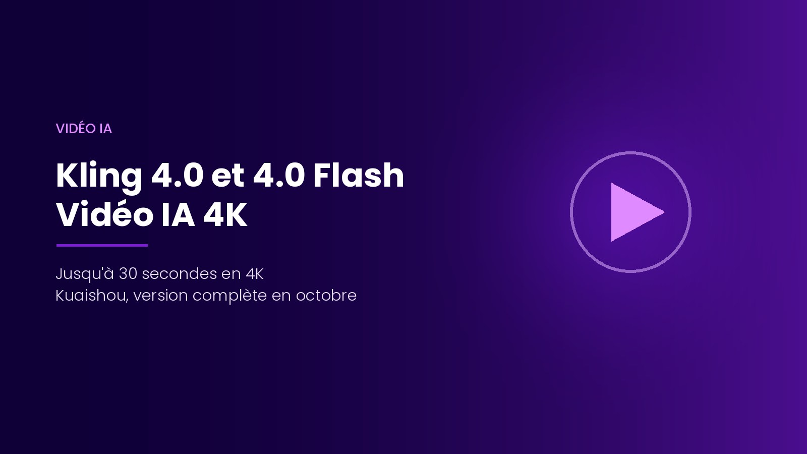 Kling 4.0, video IA de Kuaishou