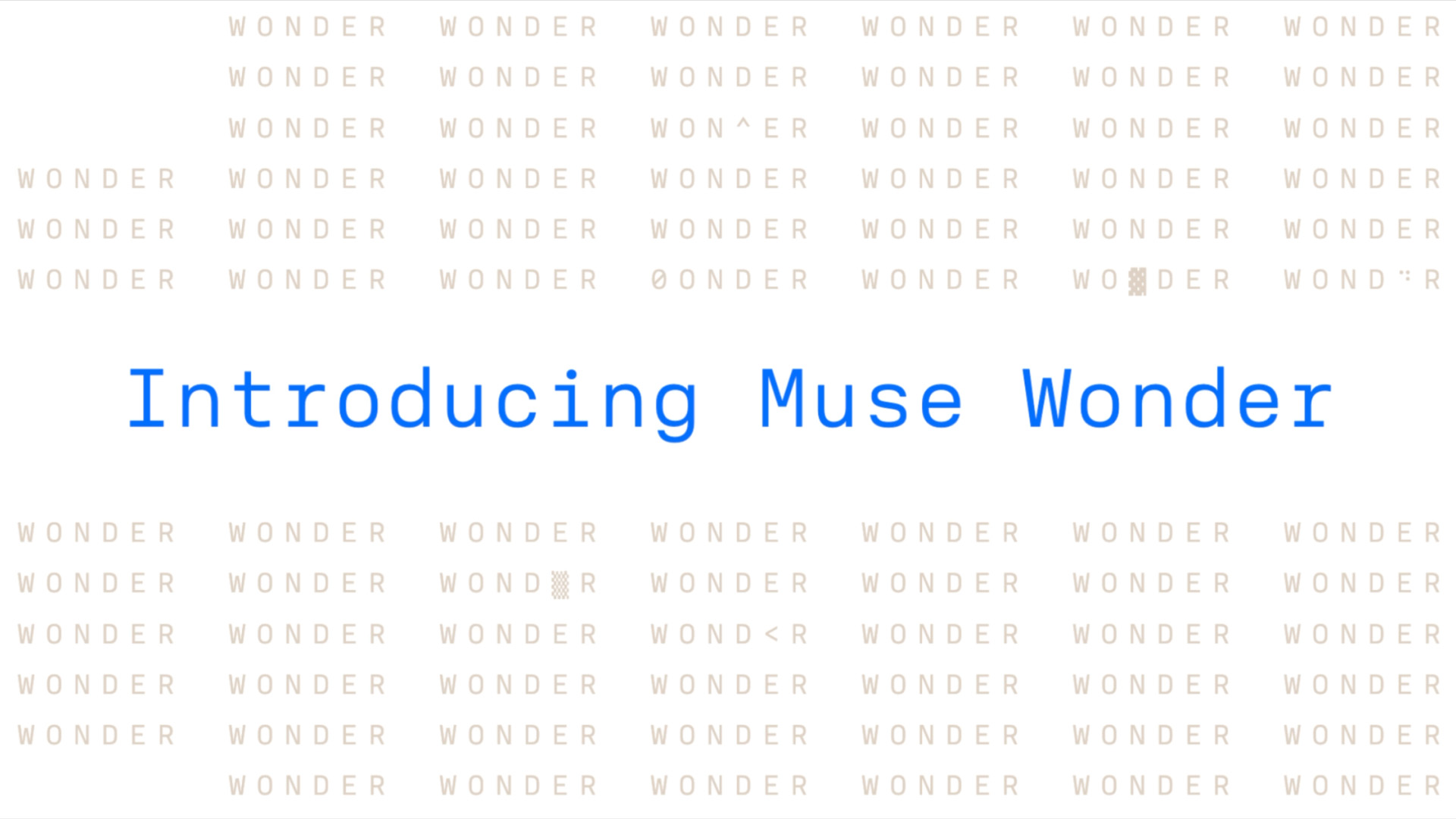 Visuel officiel Meta Muse Wonder. Source : Meta.