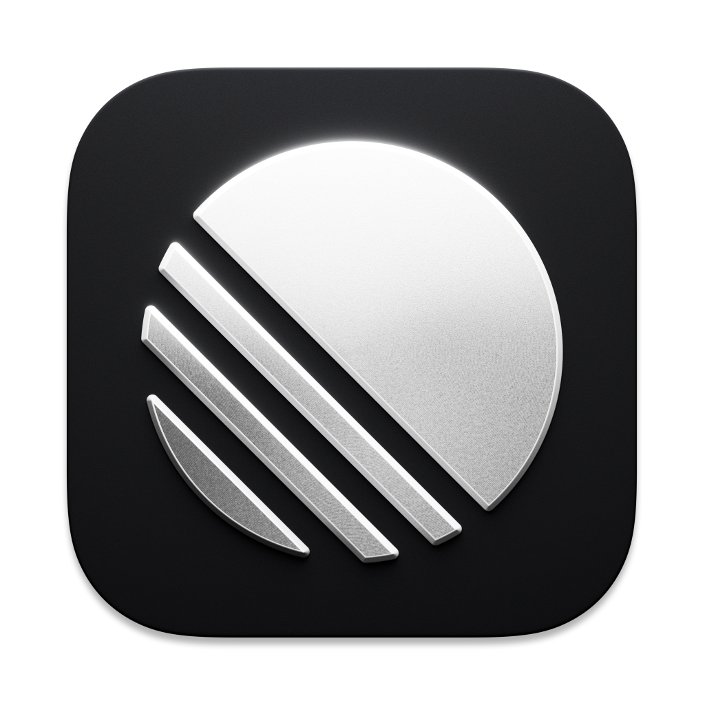 A striking white sunburst icon.