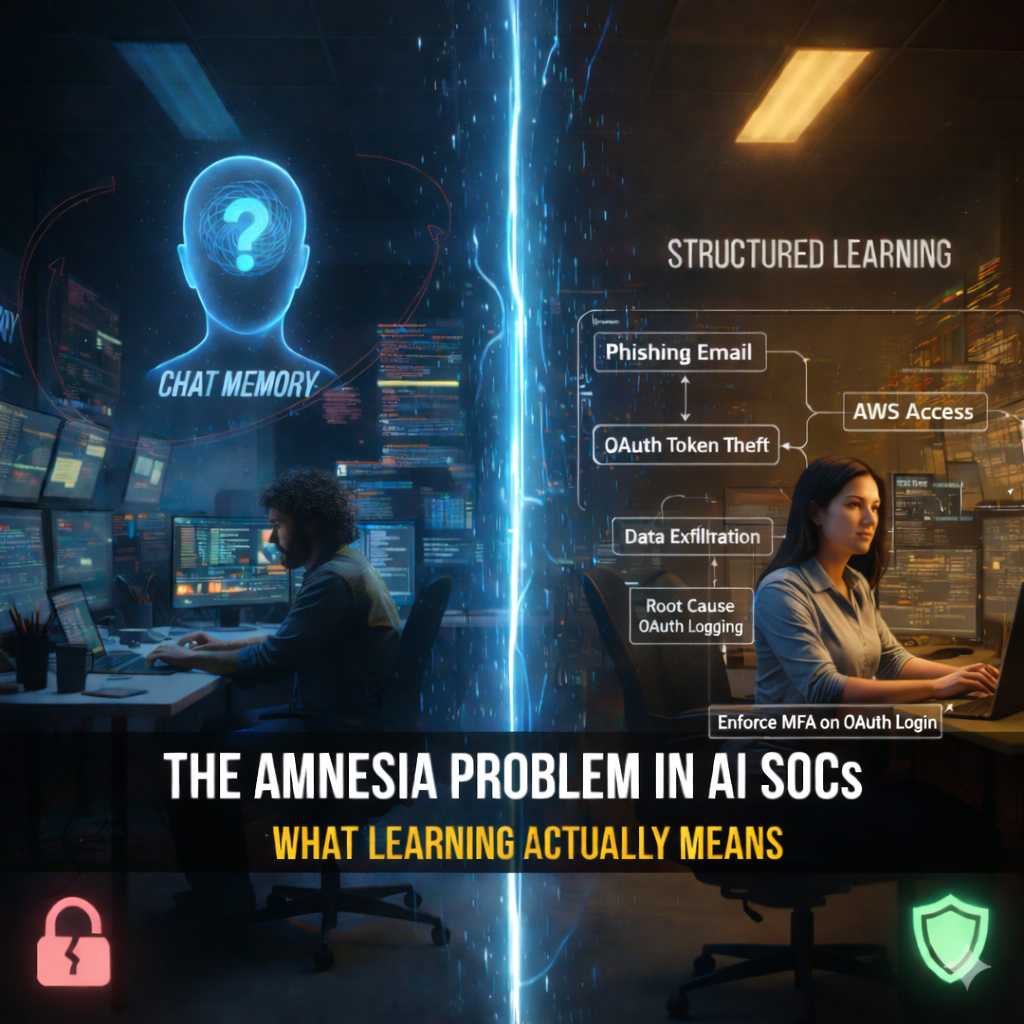 The Amnesia Problem in AI SOC Platforms: What Real Learning Looks Like ...