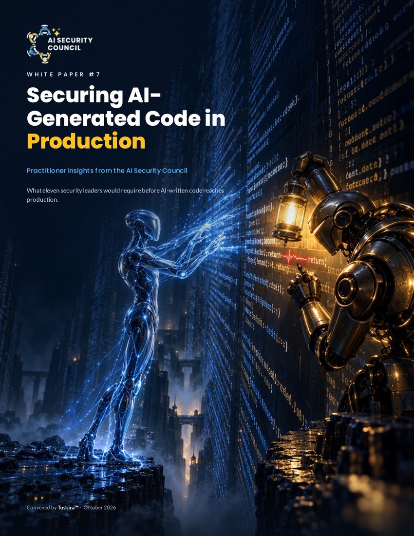 Securing AI-Generated Code in Production | AI Security Council White Paper #7 cover