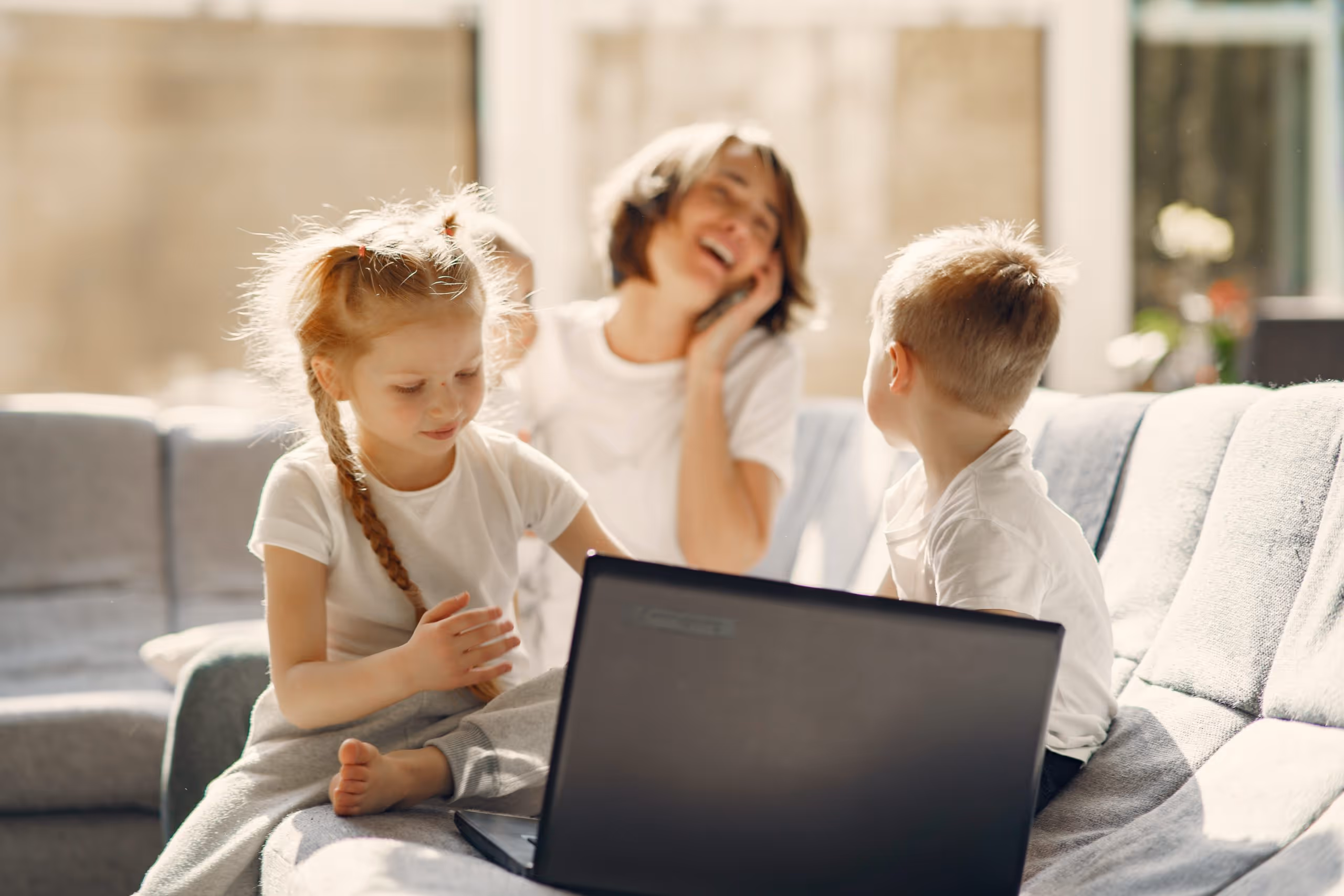 télétravail et garde d'enfants