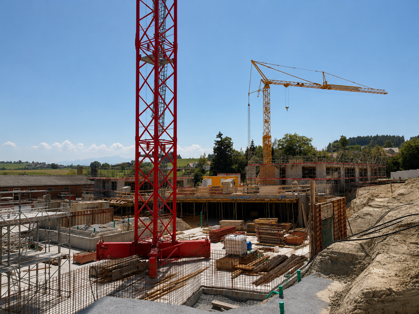 Das Fundament ist erbaut