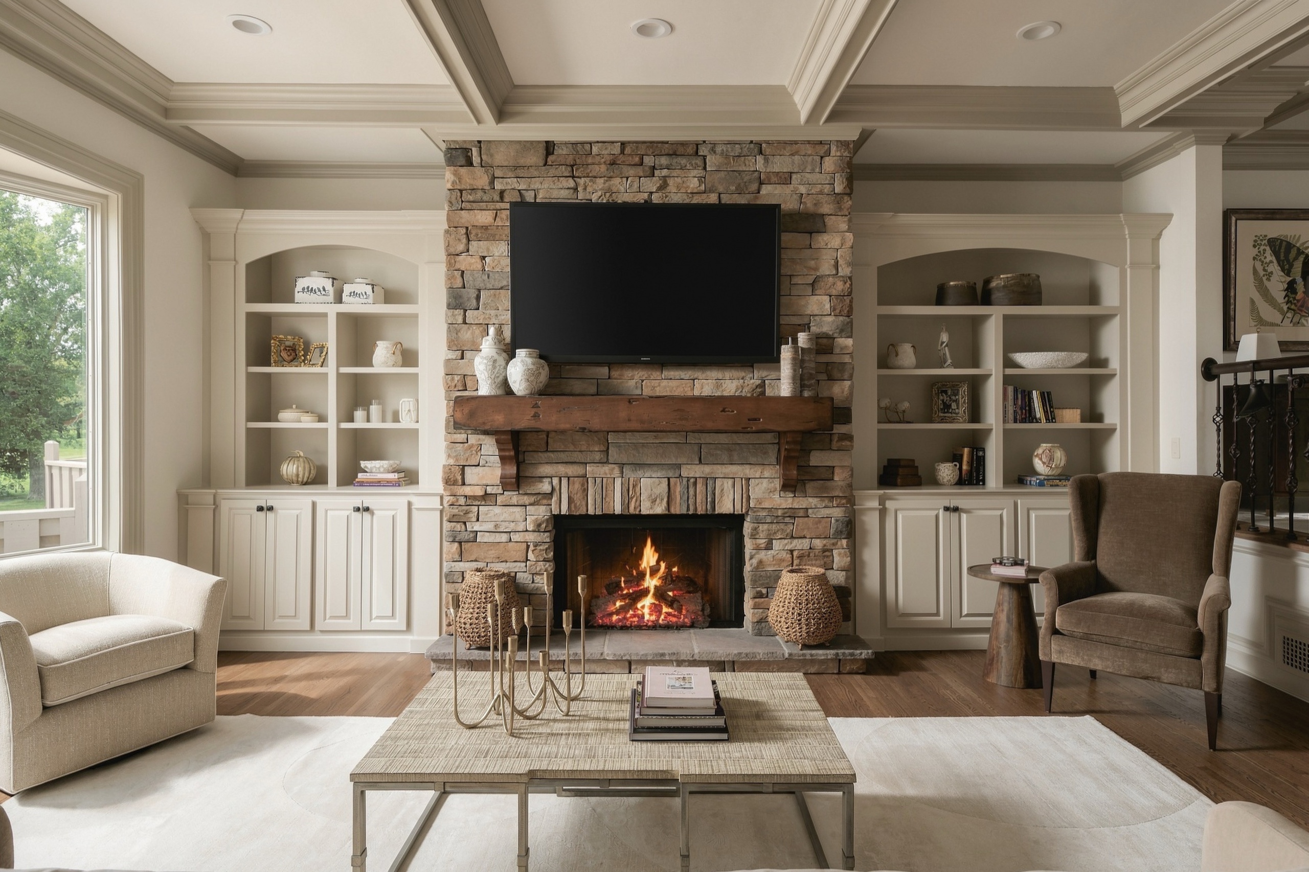 Florham Park Residence · living room