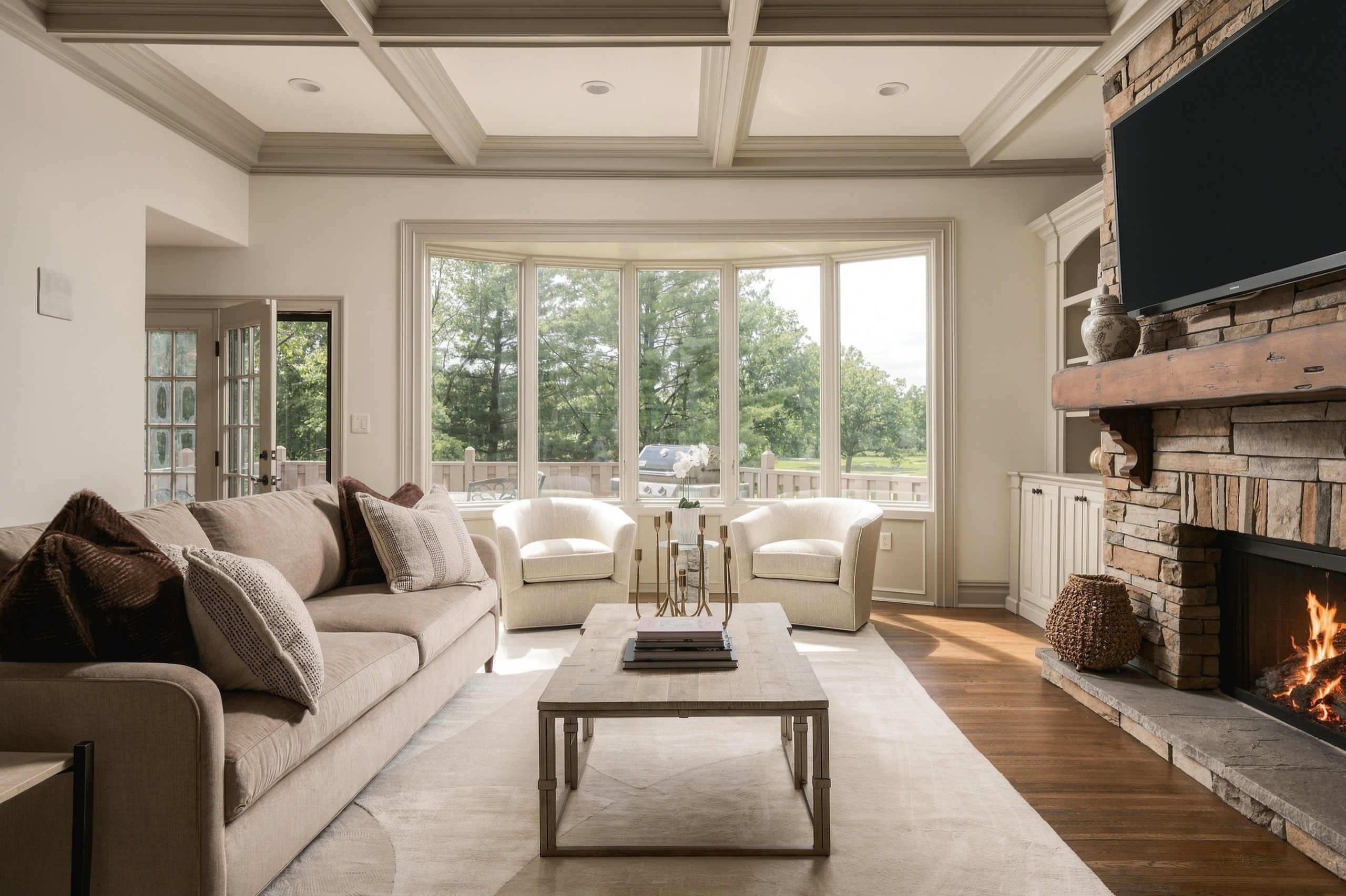 Florham Park Residence · living room