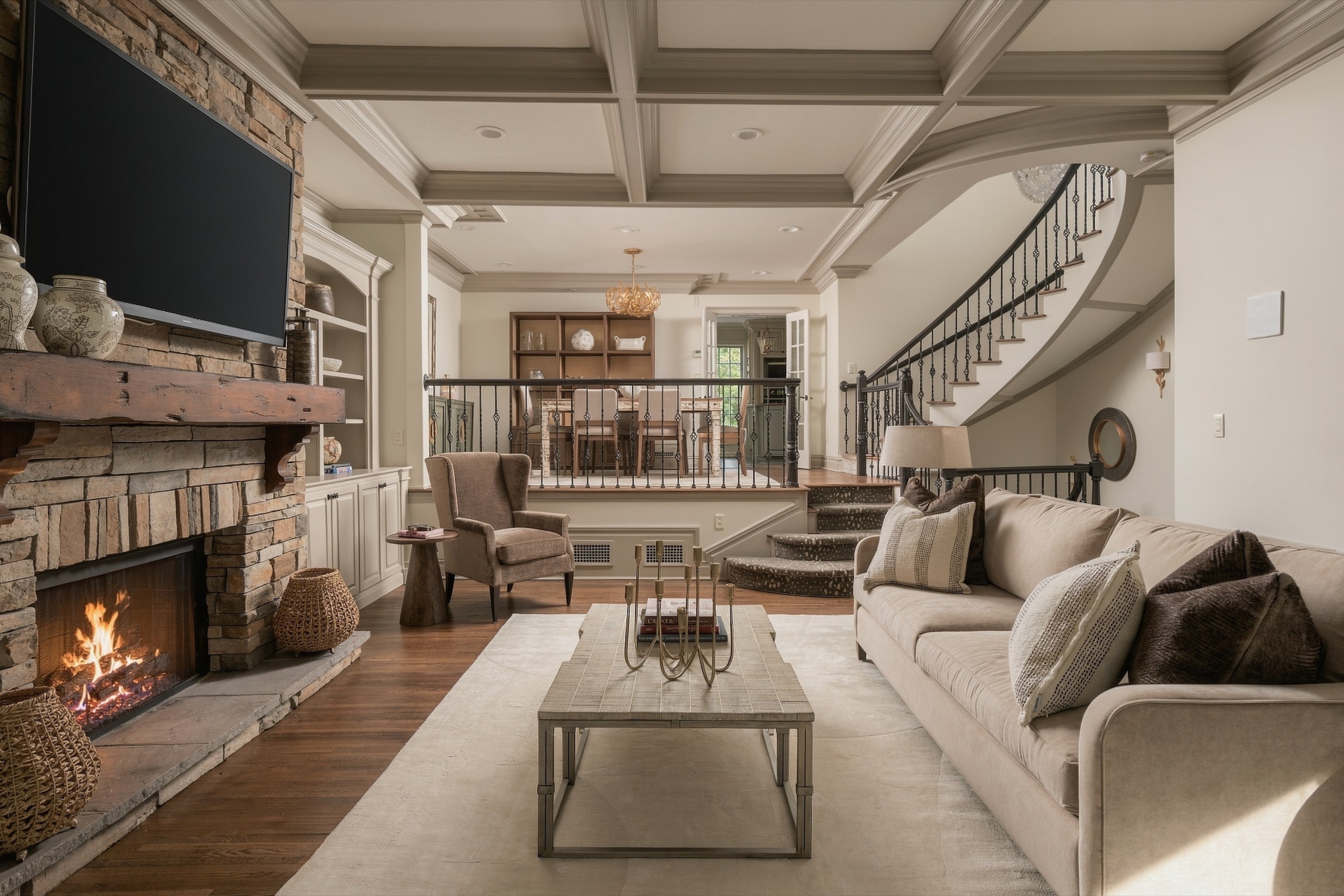 Florham Park Residence · living room