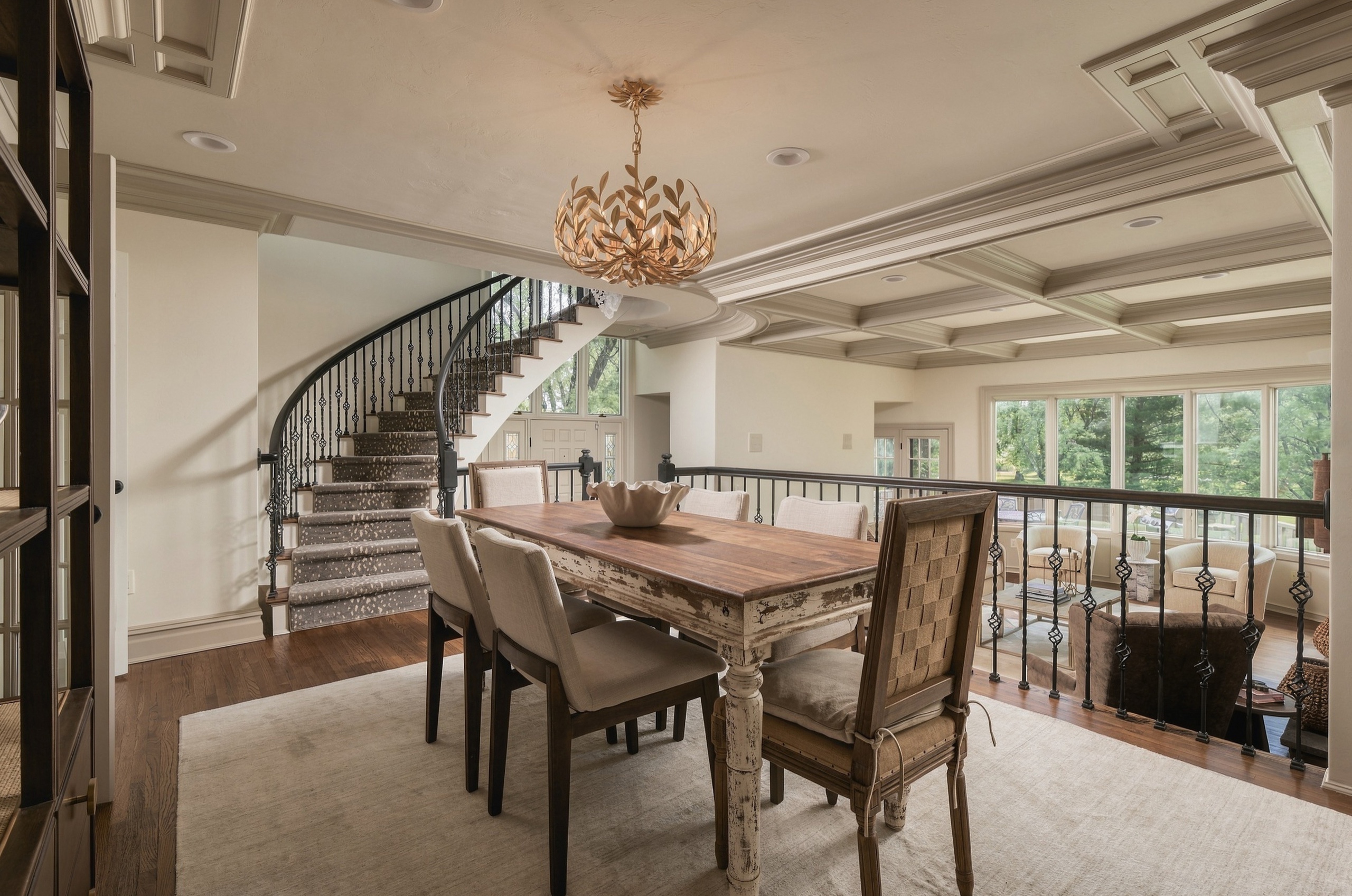 Florham Park Residence · dining area