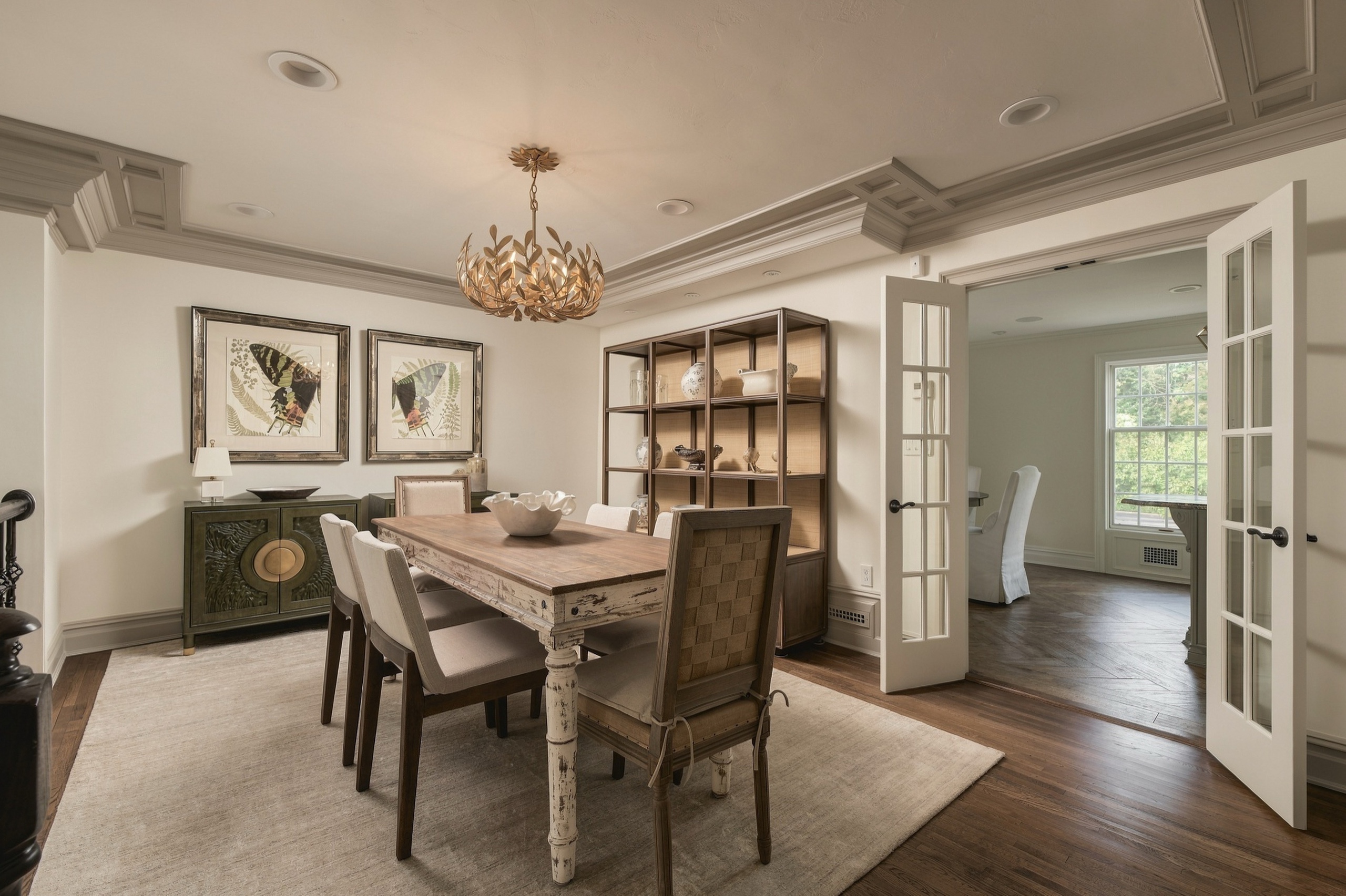 Florham Park Residence · dining area