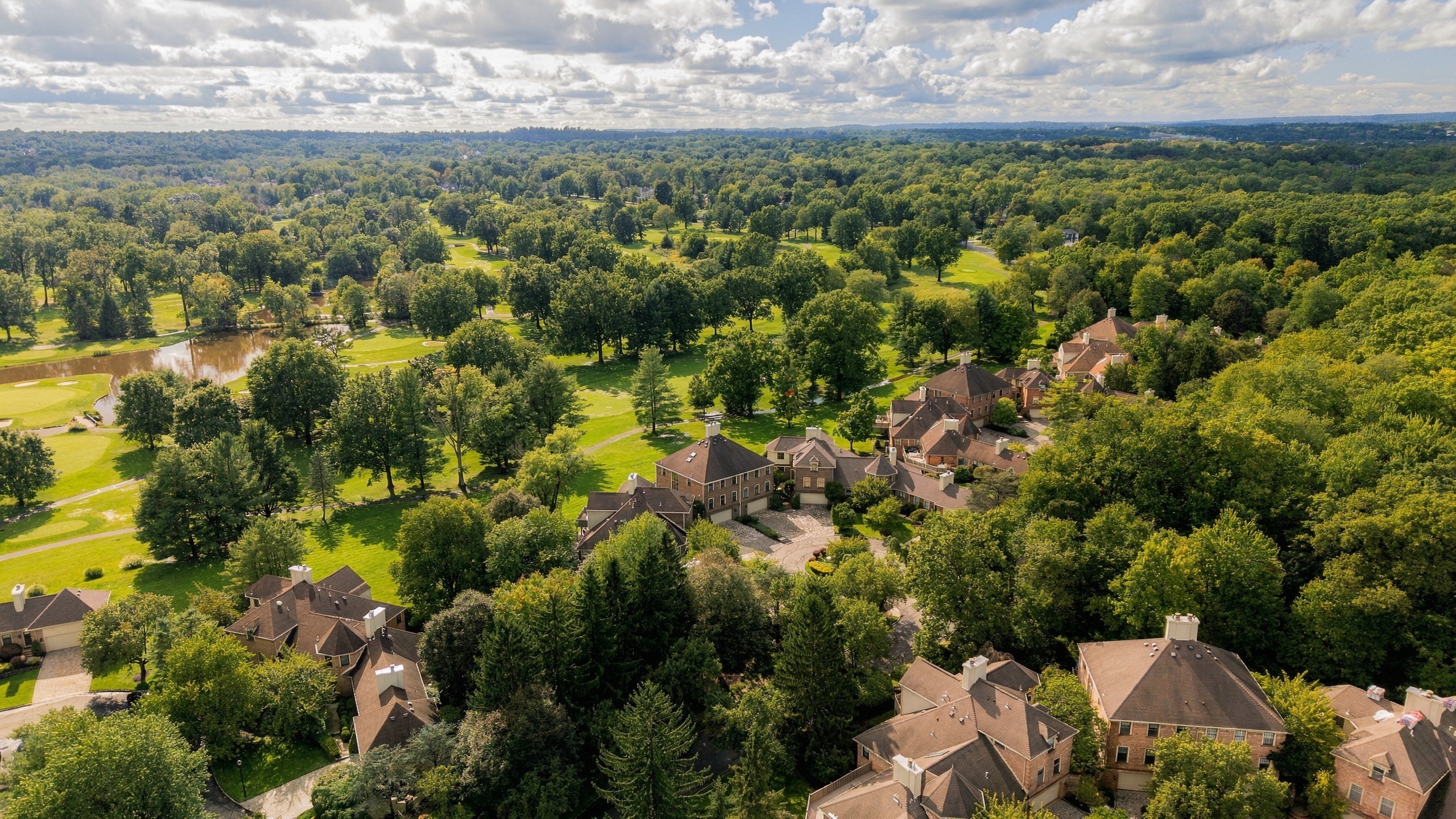Florham Park Residence · aerial, the enclave
