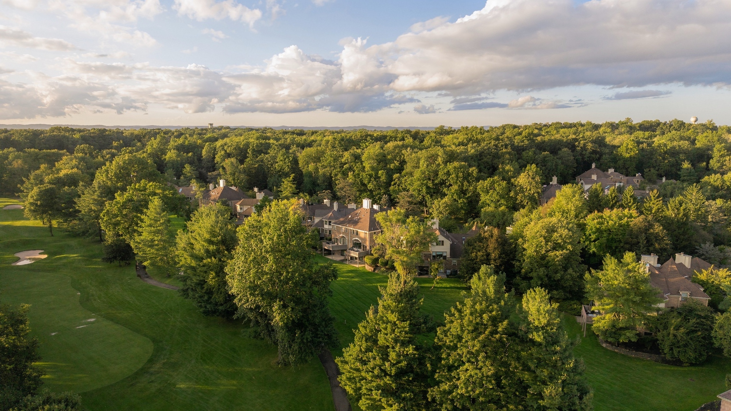 Florham Park Residence · aerial, the enclave