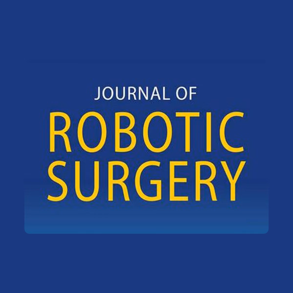 Journal of Robotic Surgery Logo