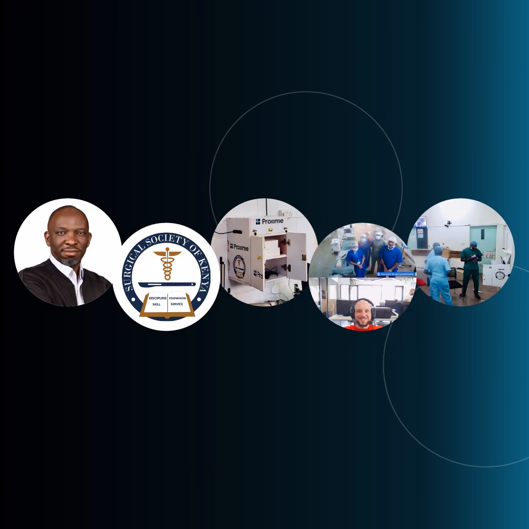 Dr Paul Odula: INNOVATE+ and the  Surgical Society of Kenya’s partnership with Proximie