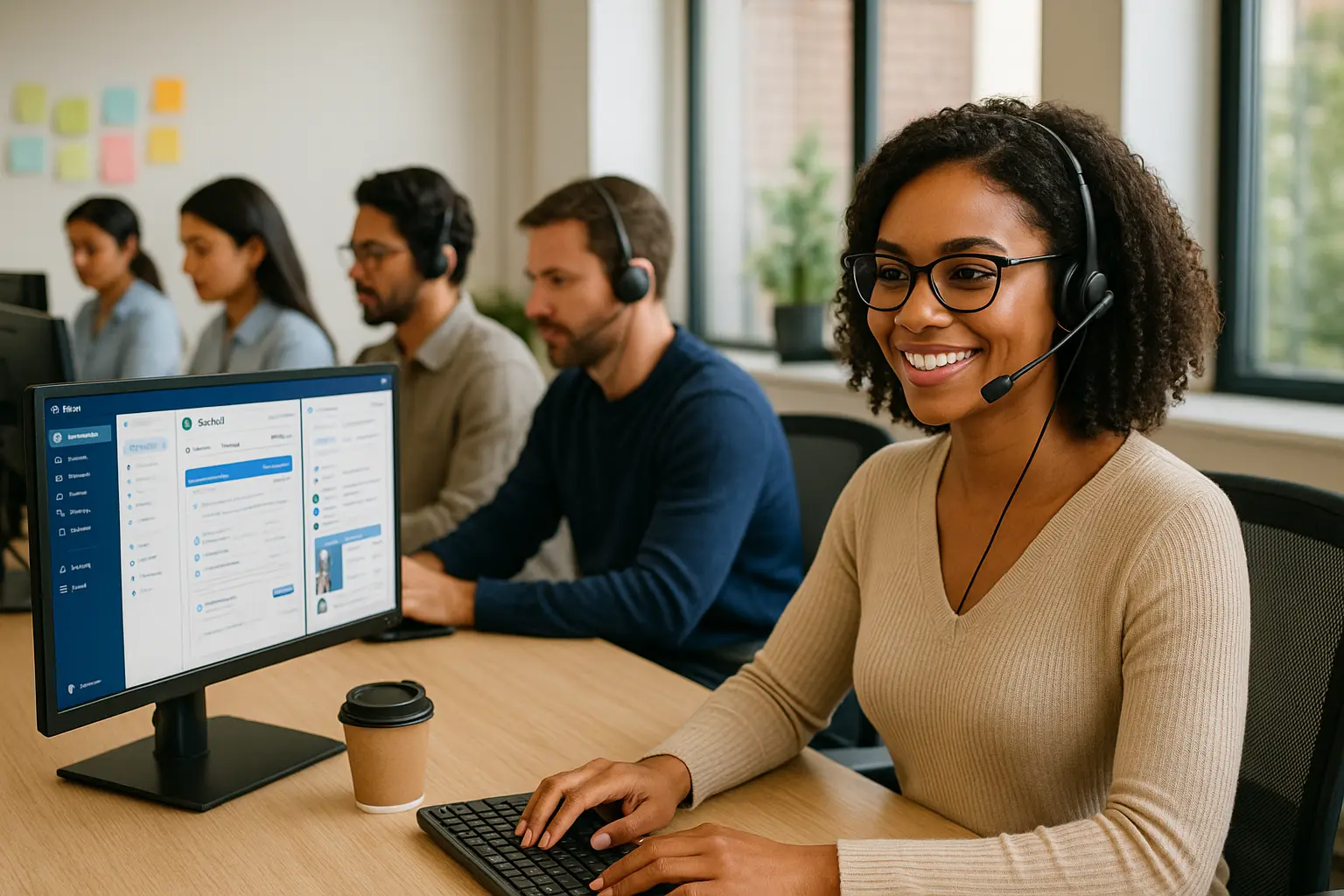 Marketing Virtual Assistant team managing campaigns