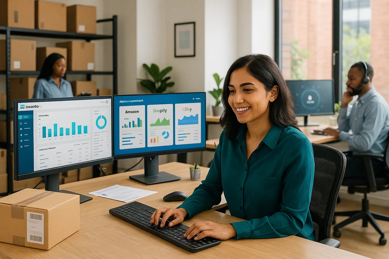 Ecommerce Virtual Assistant managing online store operations