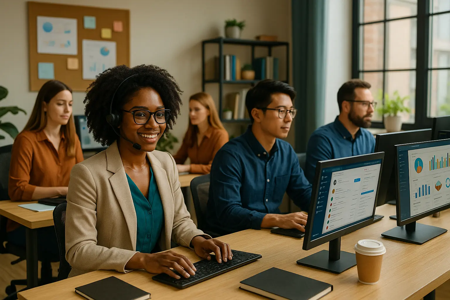 Diverse Virtual Assistant team providing multiple services