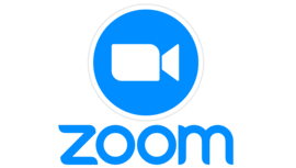 Zoom video conferencing platform logo for remote meetings and webinars