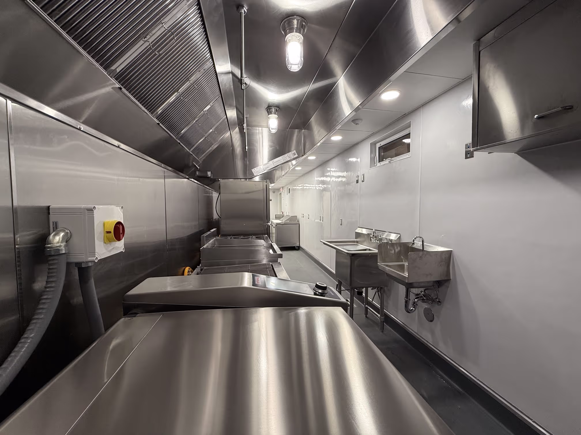 mobile kitchen trailer interior