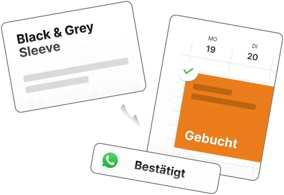 Illustration zur automatischen Terminierung von Leads, um mehr Zeit für die Artists zu schaffen