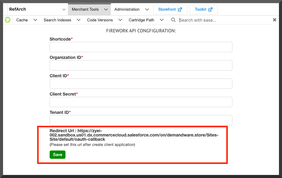 firework integration for salesforce commerce cloud