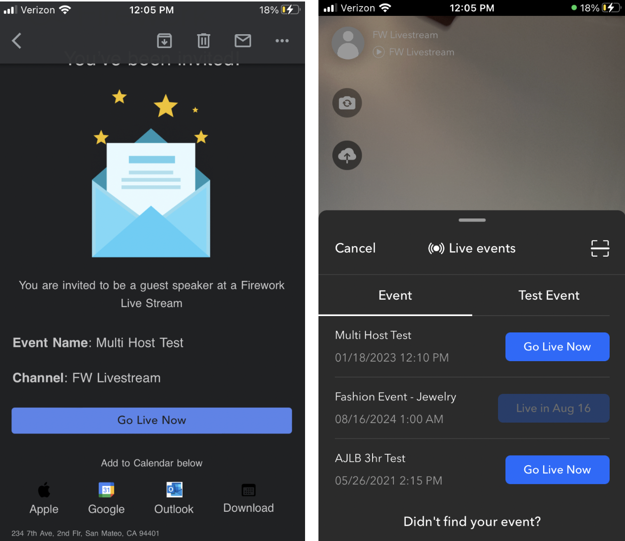 Go Live with Multiple Hosts2