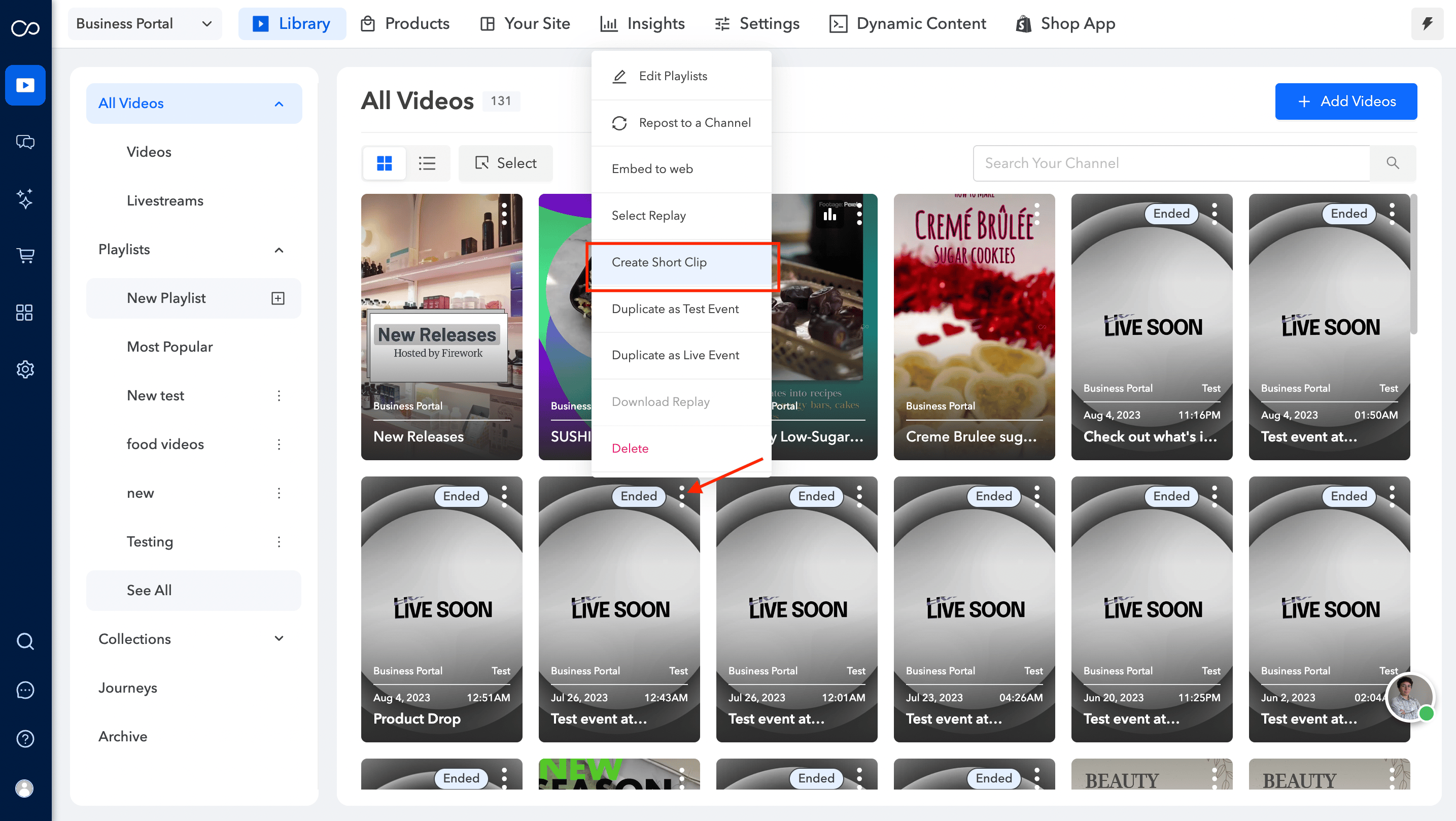 Create Short Video Clips