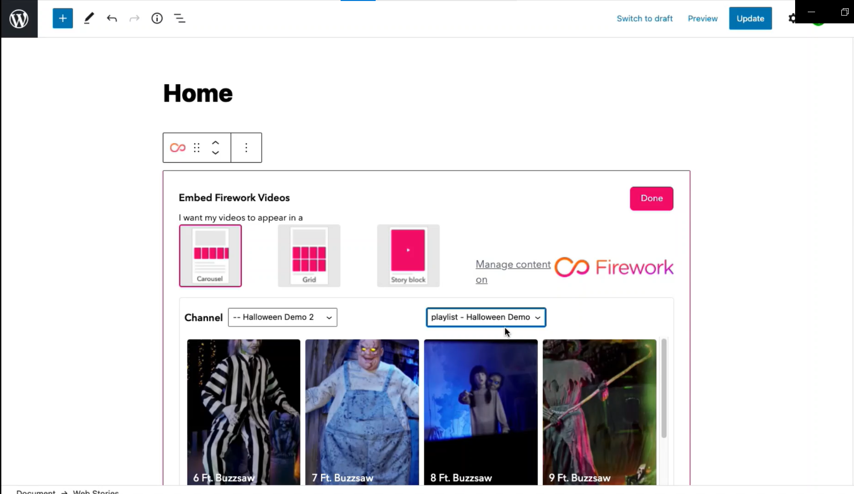 Integrate Firework with WooCommerce6