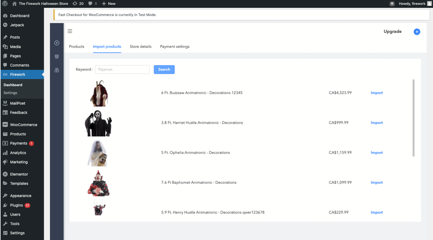 Integrate Firework with WooCommerce2