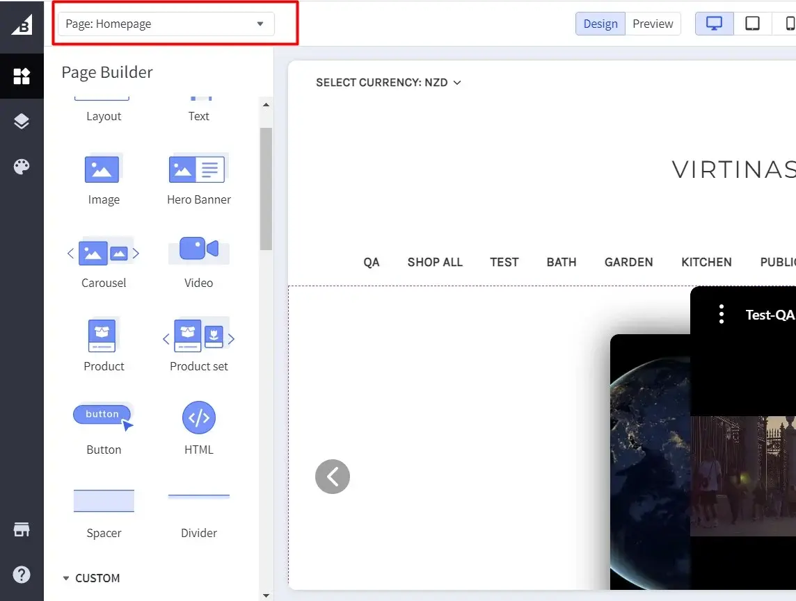 Insert a Widget and Firework Embed in BigCommerce5