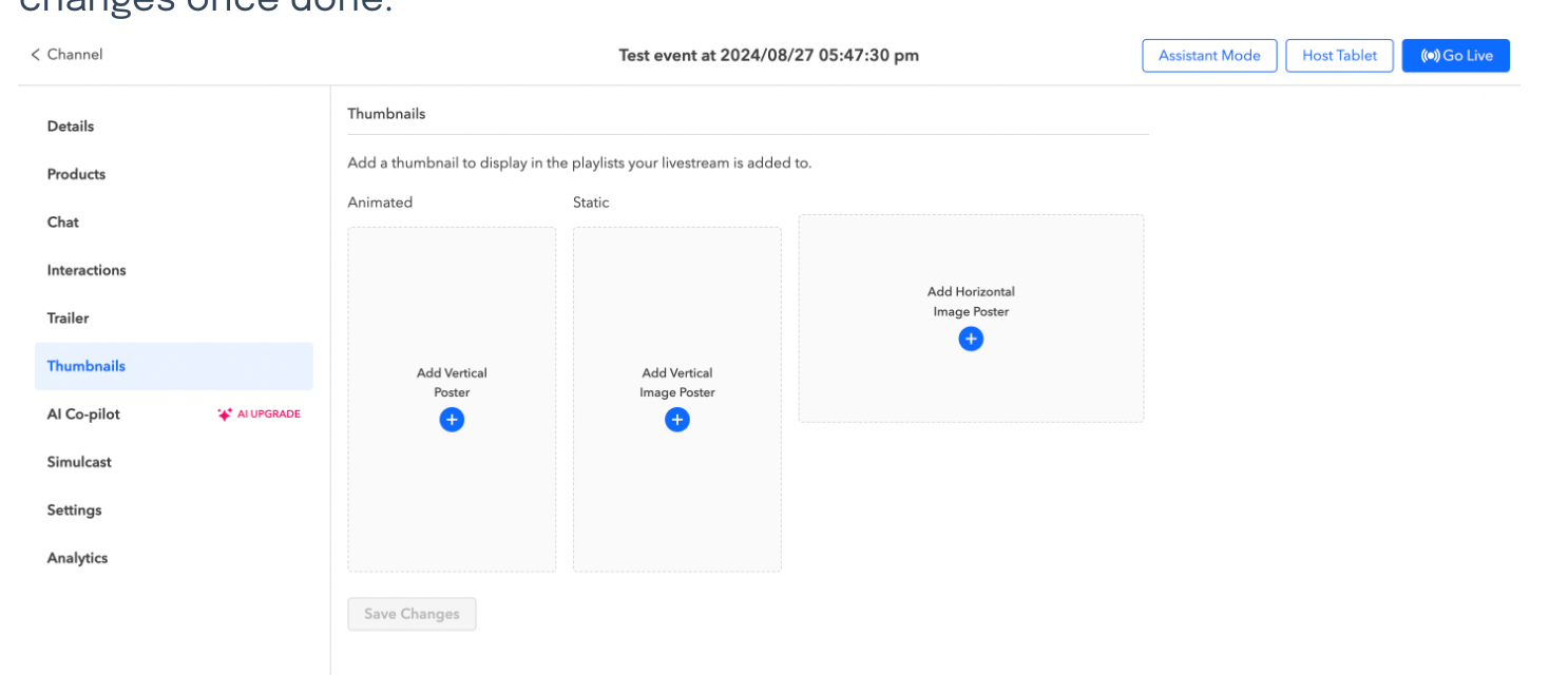 setup Livestream event7