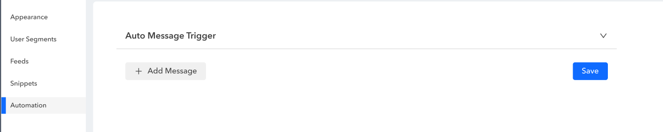 auto message trigger