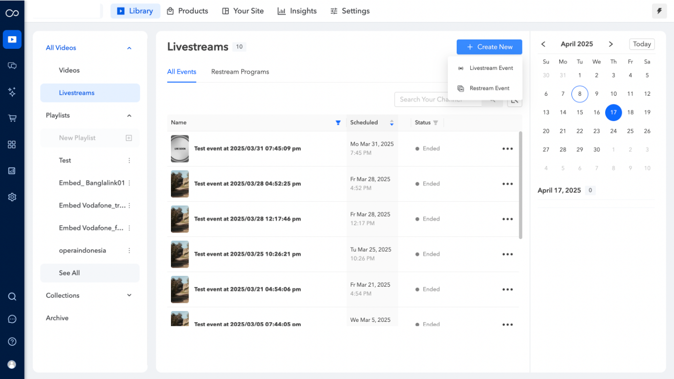 Smart restream scheduler